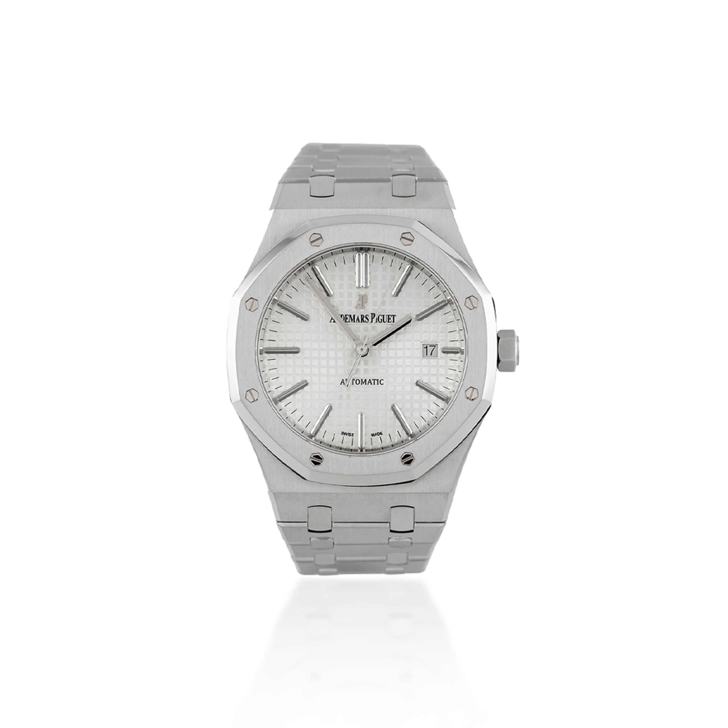 AUDEMARS PIGUET ROYAL OAK STEEL SILVER DIAL 15400ST.OO.1220ST.02